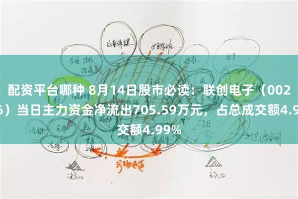 配资平台哪种 8月14日股市必读：联创电子（002036）当日主力资金净流出705.59万元，占总成交额4.99%